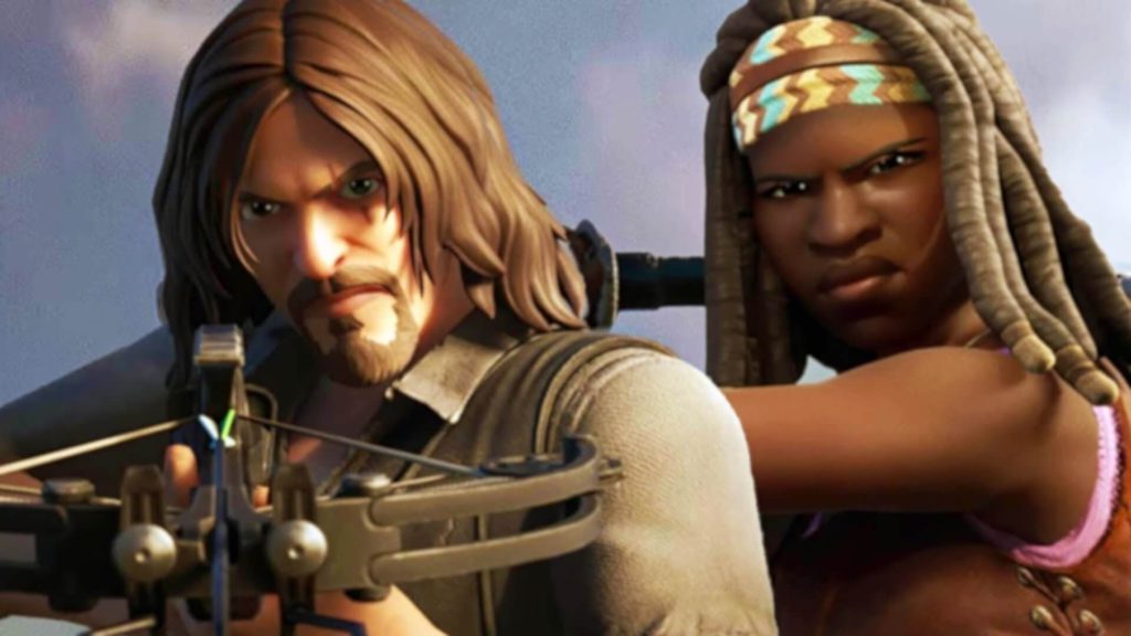 Ahora Fortnite revela nuevos personajes. Consigue a Daryl y Michonne de the Walking Dead. Además, pronto Samus en Fortnite.